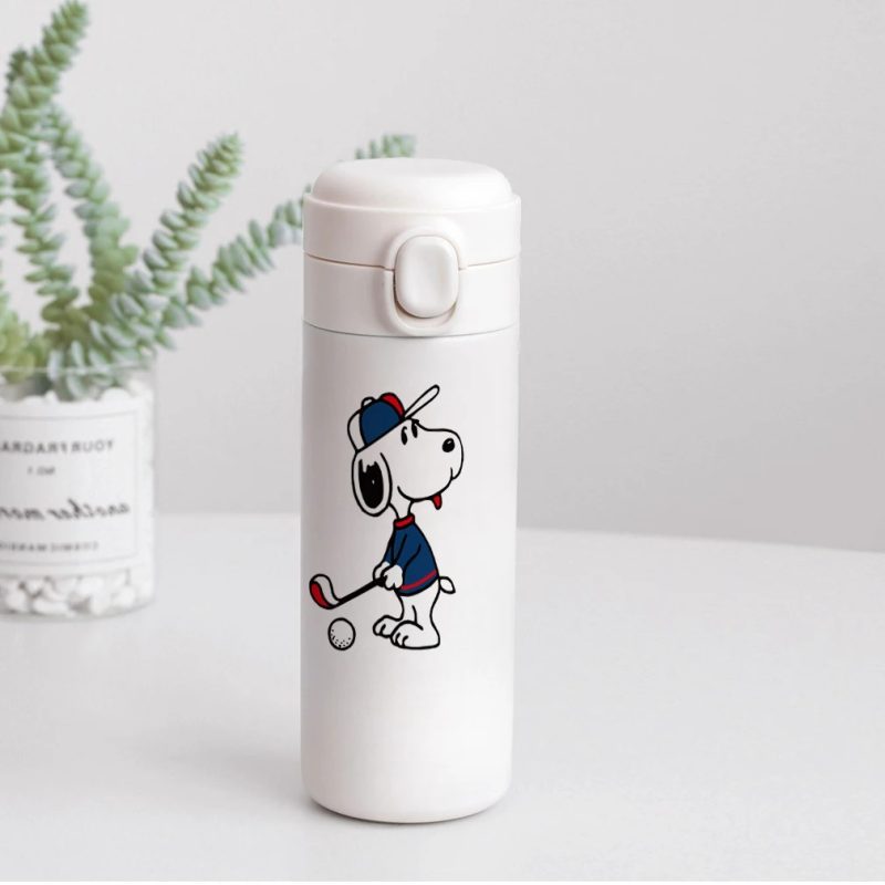 Snoopy Cartoon Vacuum Cup – Cute Lightweight Thermos Bottle for Kids & Couples | Large Capacity & Portable - Image 16