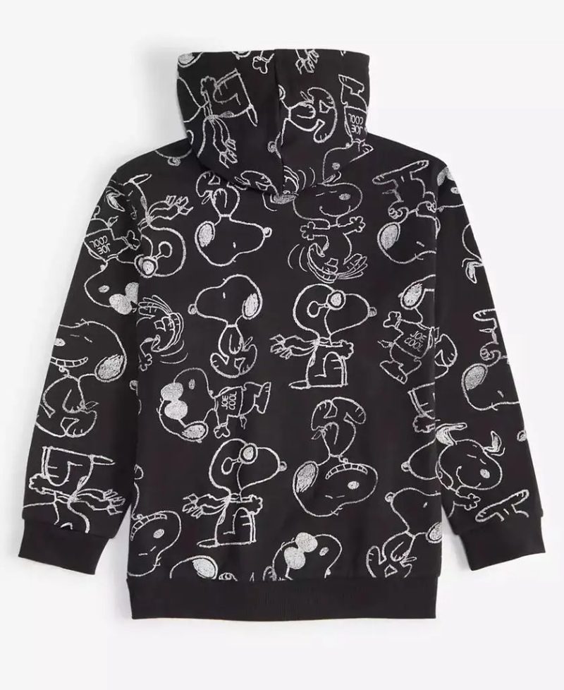 Stylish Snoopy Zip-Up Hoodie for Boys - Image 2