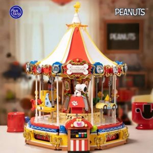 Snoopy Peanuts building blocks carousel