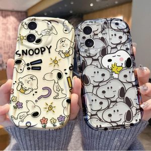 Snoopy clear phone case