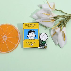 Psychiatric Help 5¢ Enamel Pin