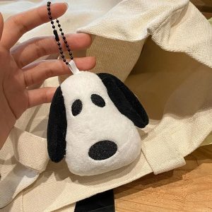 Snoopy stuffed toy keychain