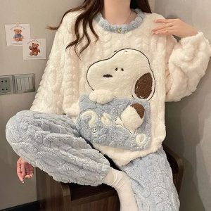 Snoopy Winter Pajama Set